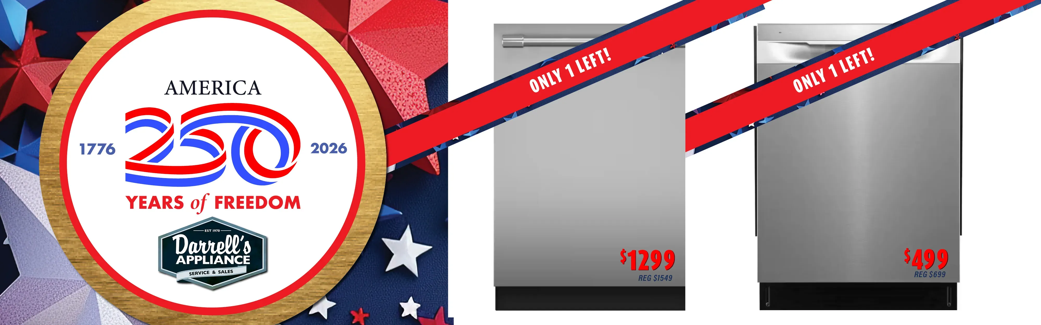 4th of July Dishwasher Specials